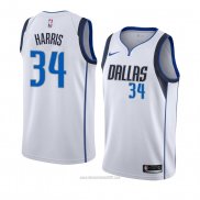 Camiseta Dallas Mavericks Devin Harris #34 Association 2018-19 Blanco
