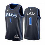 Camiseta Dallas Mavericks Jaden Hardy #1 Ciudad 2023-24 Azul