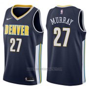 Camiseta Denver Nuggets Jamal Murray #27 Icon 2017-18 Azul