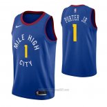 Camiseta Denver Nuggets Michael Porter JR. #1 Statement Azul