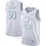 Camiseta Golden State Warriors Stephen Curry #30 MVP Blanco