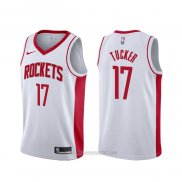 Camiseta Houston Rockets P.j. Tucker #17 Association 2018 Blanco