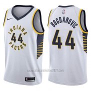 Camiseta Indiana Pacers Bojan Bogdanovic #44 Association 2017-18 Blanco