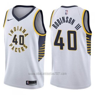 Camiseta Indiana Pacers Glenn Robinson Iii #40 Association 2017-18 Blanco