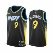 Camiseta Indiana Pacers T.J. McConnell #9 Ciudad 2022-23 Azul