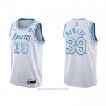 Camiseta Los Angeles Lakers Dwight Howard #39 Ciudad 2021-22 Blanco