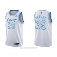 Camiseta Los Angeles Lakers Dwight Howard #39 Ciudad 2021-22 Blanco