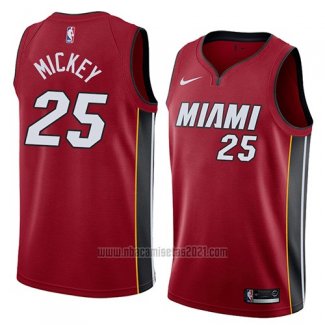 Camiseta Miami Heat Jordan Mickey #25 Statement 2018 Rojo