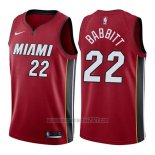 Camiseta Miami Heat Luke Babbitt #22 Statement 2017-18 Rojo