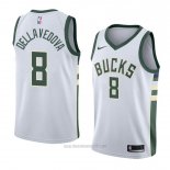 Camiseta Milwaukee Bucks Matthew Dellavedova #8 Association 2018 Blanco