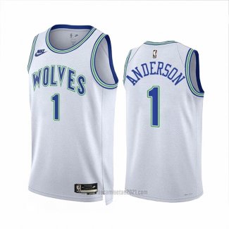 Camiseta Minnesota Timberwolves Kyle Anderson #1 Classic 2023-24 Blanco