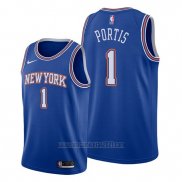 Camiseta New York Knicks Bobby Portis #1 Statement Azul