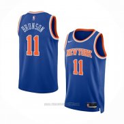 Camiseta New York Knicks Jalen Brunson #11 Icon 2022-23 Azul