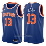 Camiseta New York Knicks Joakim Noah #13 Icon 2017-18 Azul