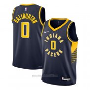 Camiseta Nino Indiana Pacers Tyrese Haliburton #0 Icon 2022-23 Azul