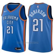 Camiseta Oklahoma City Thunder Andre Roberson #21 Swingman Icon 2017-18 Azul