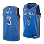 Camiseta Oklahoma City Thunder Nerlens Noel #3 Icon 2017-18 Azul