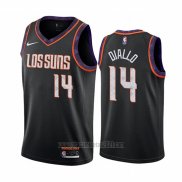 Camiseta Phoenix Suns Cheick Diallo #14 Ciudad Negro