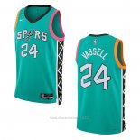 Camiseta San Antonio Spurs Devin Vassell #24 Ciudad 2022-23 Verde