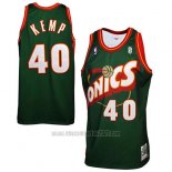 Camiseta Seattle SuperSonics Shawn Kemp #40 Historic Retro Verde