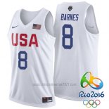 Camiseta USA 2016 Jerry Stackhouse #8 Blanco