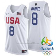 Camiseta USA 2016 Jerry Stackhouse #8 Blanco