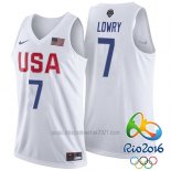 Camiseta USA 2016 Kyle Lowry #7 Blanco
