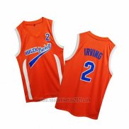 Camiseta Uncle Drew Kyrie Irving Harlem Buckets Naranja