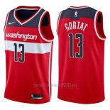 Camiseta Washington Wizards Marcin Gortat #13 Icon 2017-18 Rojo