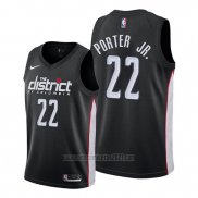 Camiseta Washington Wizards Otto Porter Jr. #22 Ciudad Edition Negro