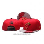 Gorra Miami Heat Snapback Rojo