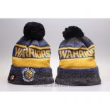 Gorro Beanie Golden State Warriors Azul Amarillo Gris