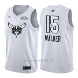 Camiseta All Star 2018 Charlotte Hornets Kemba Walker #15 Blanco