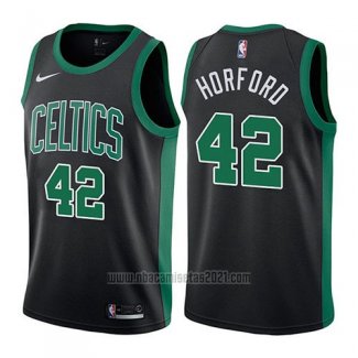 Camiseta Boston Celtics Al Horford #42 Mindset 2017-18 Negro