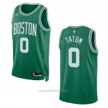 Camiseta Boston Celtics Jayson Tatum #0 Icon 2022-23 Verde