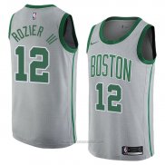 Camiseta Boston Celtics Terry Rozier III #12 Ciudad 2018 Gris