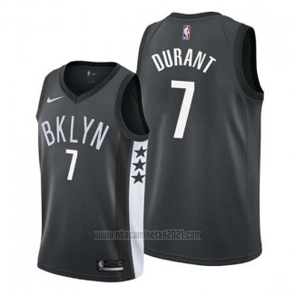 Camiseta Brooklyn Nets Kevin Durant #7 Statement Negro