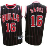 Camiseta Chicago Bulls Pau Gasol #16 Retro Negro