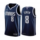 Camiseta Dallas Mavericks Josh Green #8 Statement 2022-23 Azul