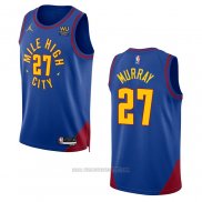 Camiseta Denver Nuggets Jamal Murray #27 Statement 2022-23 Azul