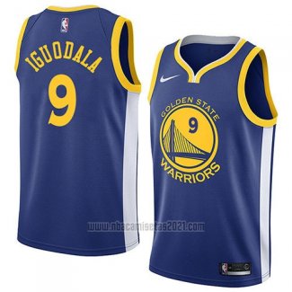 Camiseta Golden State Warriors Andre Iguodala #9 Icon 2018 Azul