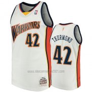 Camiseta Golden State Warriors Nathaniel Thurmond #42 2009-10 Hardwood Classics Blanco