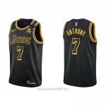 Camiseta Los Angeles Lakers Carmelo Anthony #7 Mamba 2021-22 Negro
