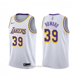 Camiseta Los Angeles Lakers Dwight Howard #39 Association 2019-20 Blanco
