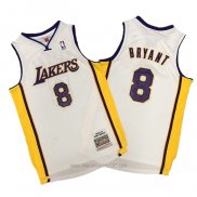 Camiseta Los Angeles Lakers Kobe Bryant #8 Hardwood Classics Blanco