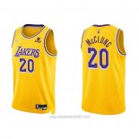 Camiseta Los Angeles Lakers Mac McClung #20 75th Anniversary 2021-22 Amarillo