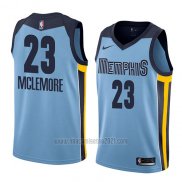 Camiseta Memphis Grizzlies Ben Mclemore #23 Statement 2018 Azul