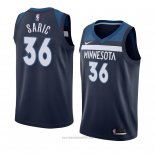 Camiseta Minnesota Timberwolves Dario Saric #36 Icon 2018 Azul