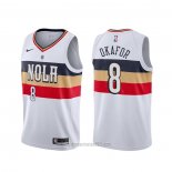 Camiseta New Orleans Pelicans Jahlil Okafor #8 Earned Blanco