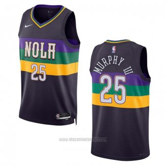 Camiseta New Orleans Pelicans Trey Murphy III #25 Ciudad 2022-23 Violeta